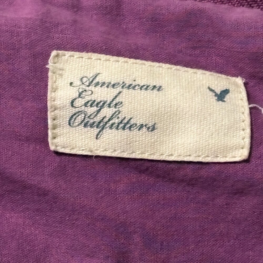 American Eagle Outfitters VTG 2011 Boho Oversized Crescent Ikat Fabric Hobo Bag - Picture 6 of 16